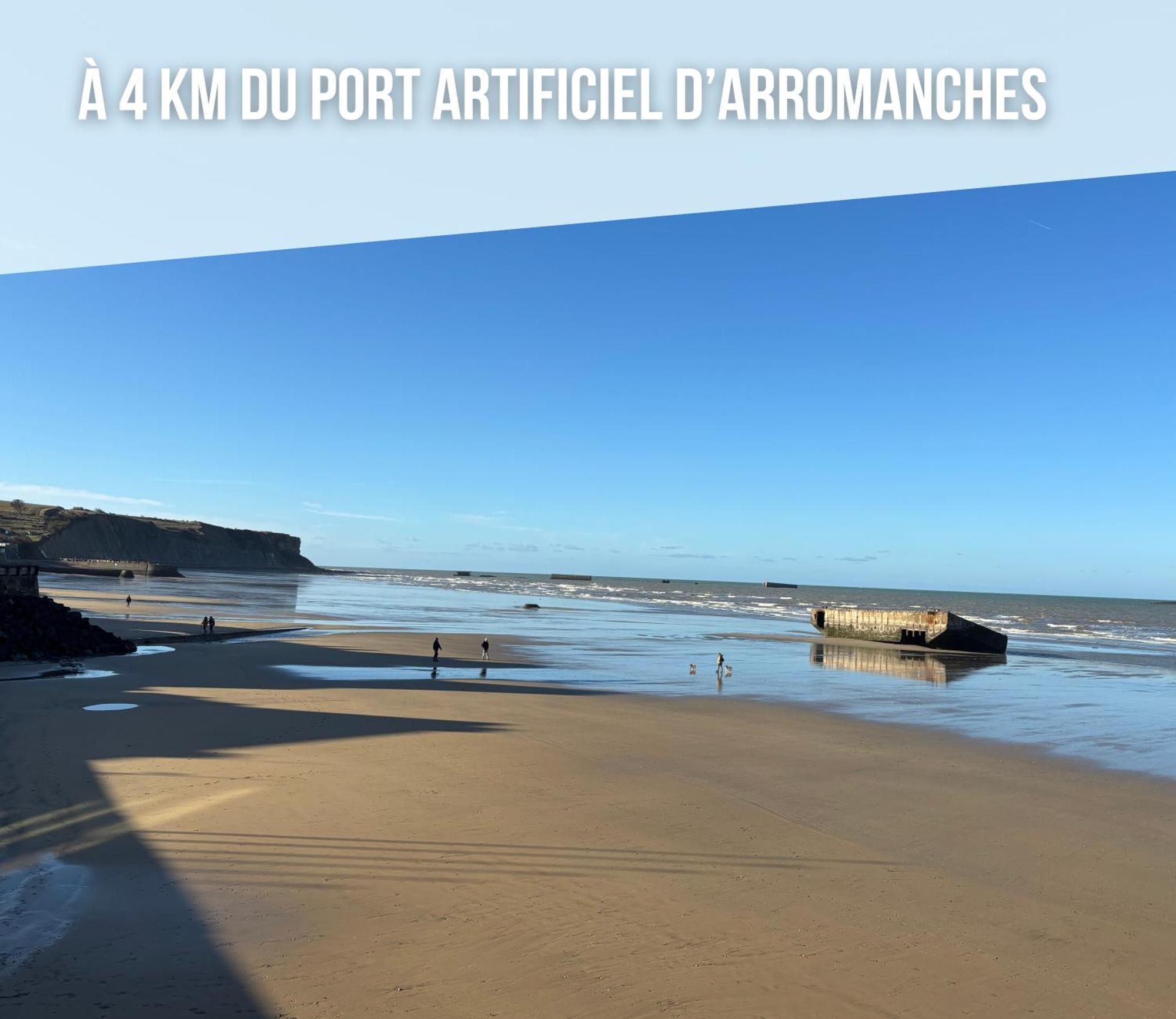 Les Dunes, Maison Neuve 8 P Bien Equipee Jardin Clos, Parking, Garage A 850 M De La Plage Et Centre Bourg, Sur Plages Du Debarquement Pres Arromanches Et Bayeux Asnelles Zewnętrze zdjęcie